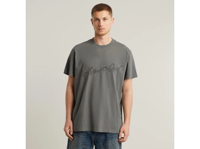G-Star T-Shirt Flock G-Script Loose 1