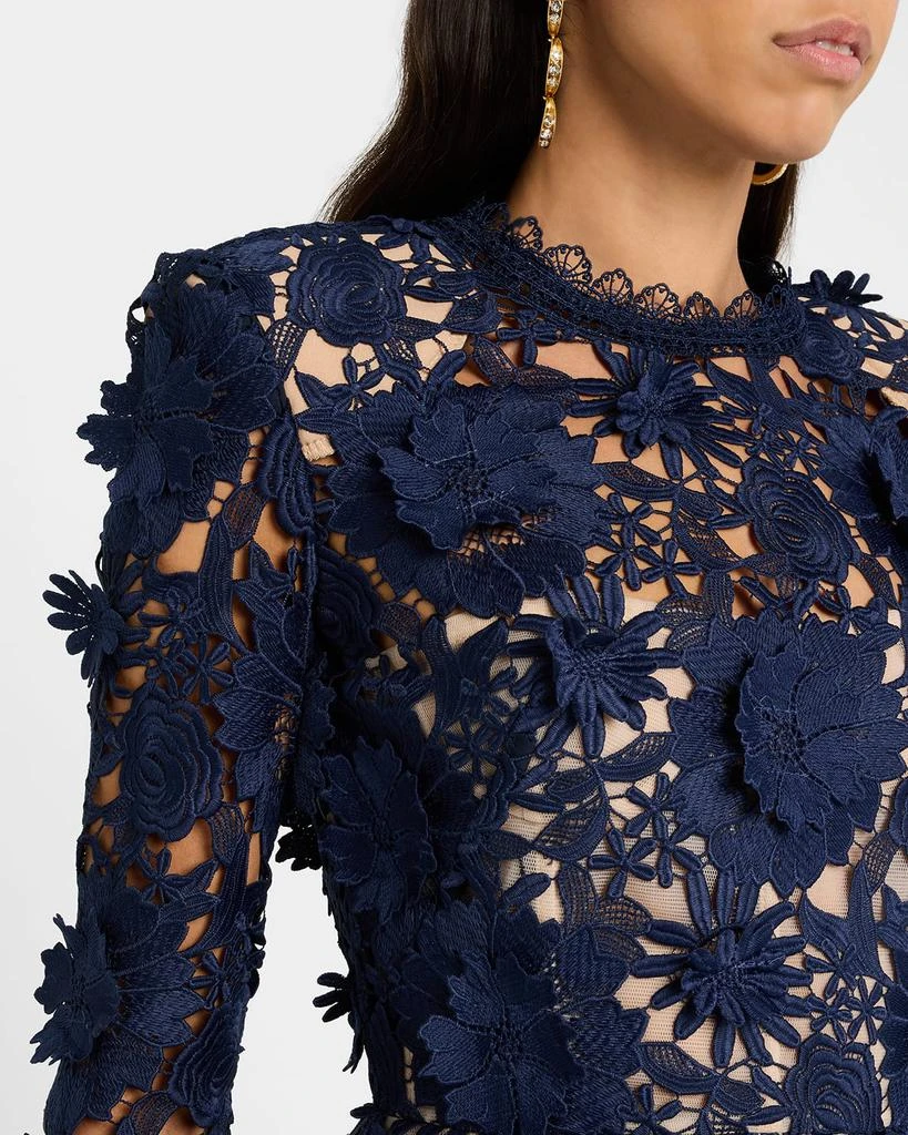 BRONX AND BANCO Maia Floral Lace Applique Mini Dress 7