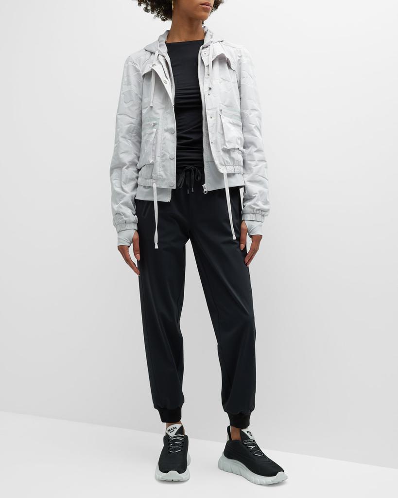 Blanc Noir Skyfall Camo-Print Aviator Jacket