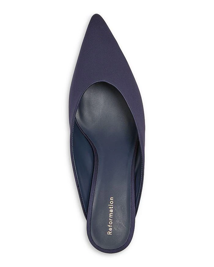 Reformation Women's Marilyn Mule Wedge Pumps 3