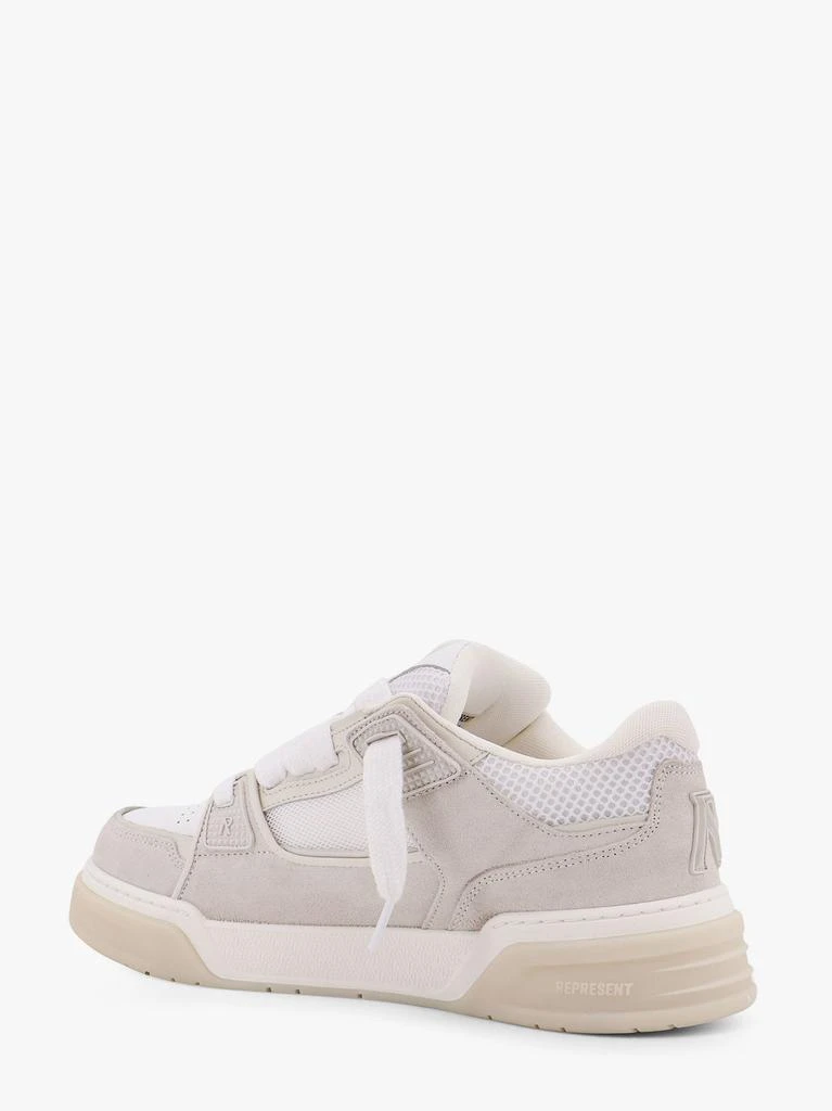 Represent Studio mesh and suede low-top sneakers 3