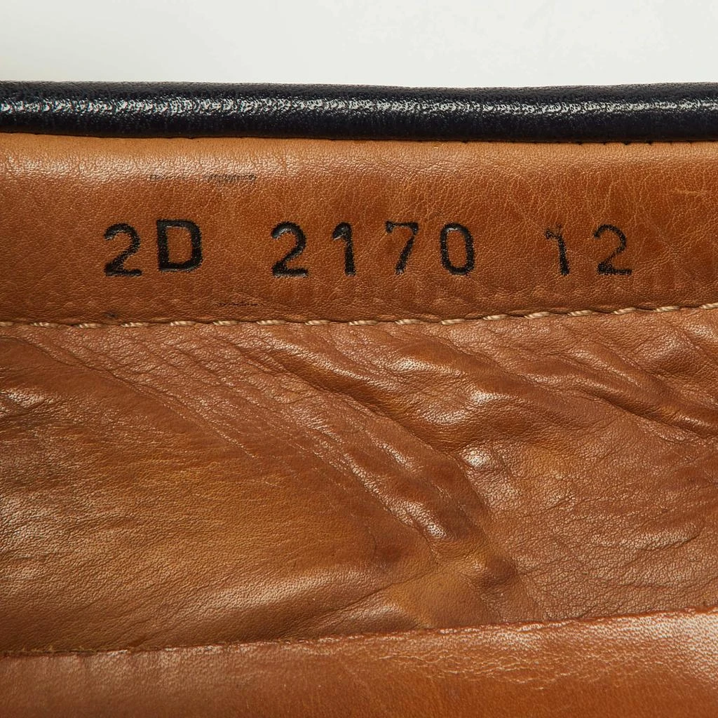 Prada Prada Blue Leather Slip On Loafers Size 46 8