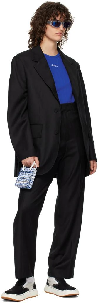 ADER error Blue Embroidered Tank Top 4