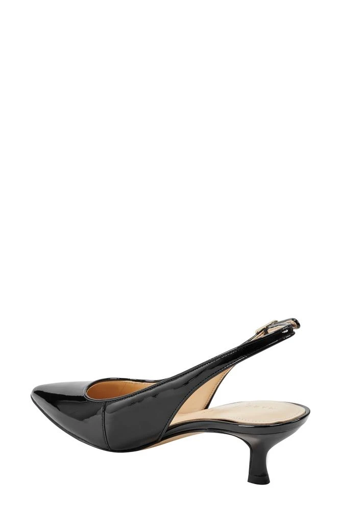 Marc Fisher Larysa Pointed Toe Kitten Heel Slingback Pump 2