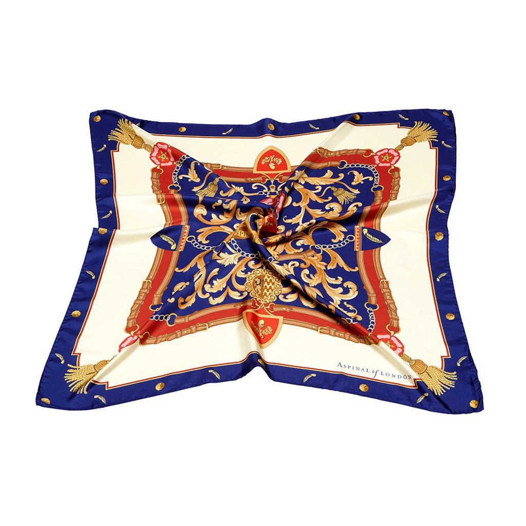 Aspinal of London Aspinal signature silk scarf 5