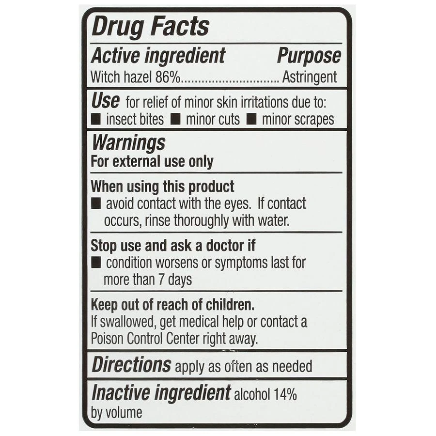 Walgreens Witch Hazel 5