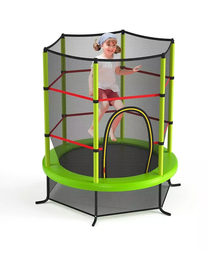 Costway 55" Kids Trampoline Bouncing Jumping Mat Recreational Trampoline 4