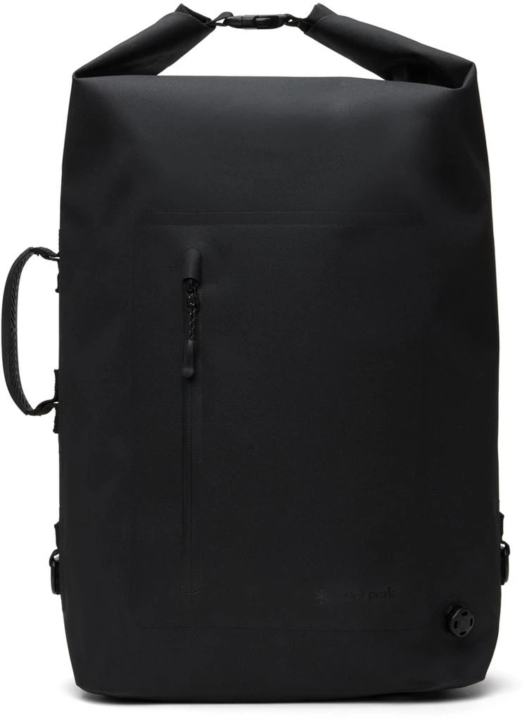 Snow Peak Black 4Way Dry Medium Backpack 1