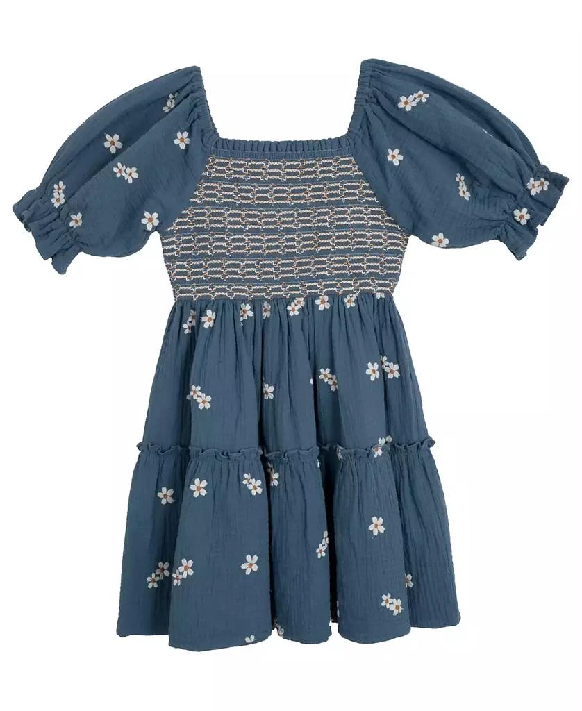 Rare Editions Big Girls Daisy Embroidered Dress 1