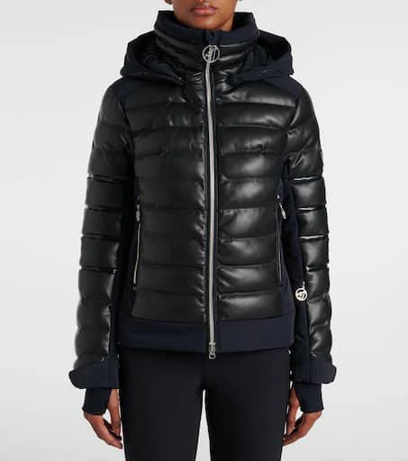 Toni Sailer Adele faux leather ski jacket 4