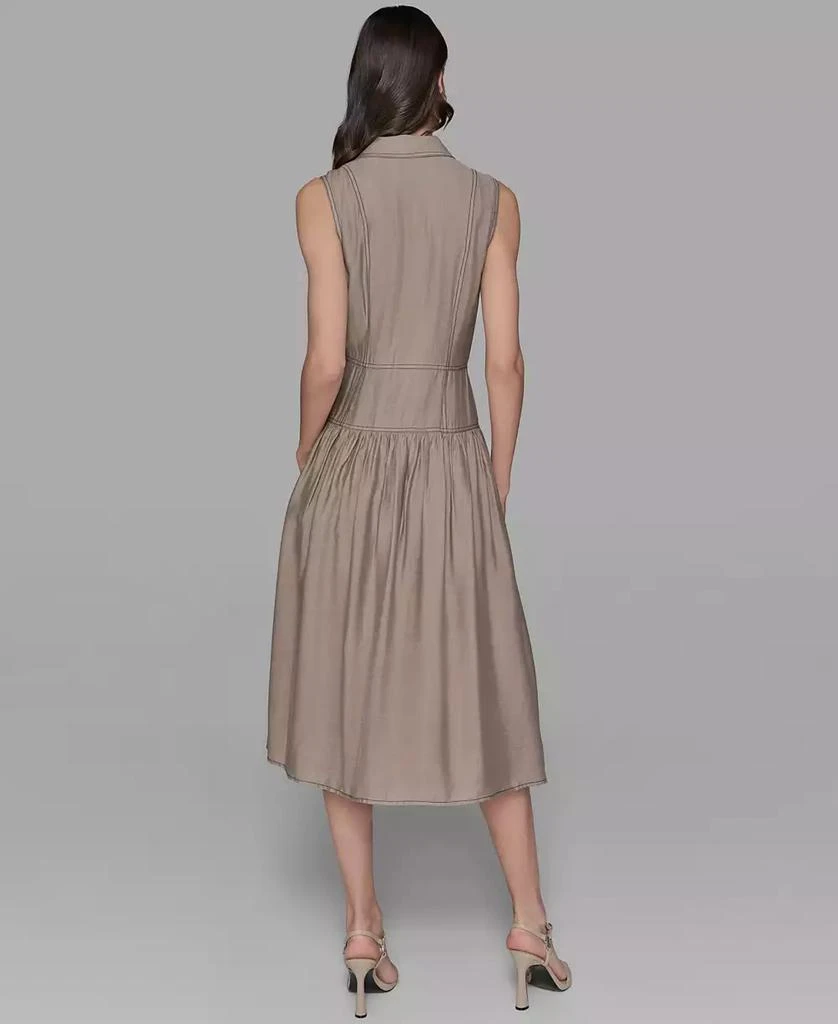 Karl Lagerfeld Paris Women's Sleeveless Tiered Dress, P/XS-XL 2