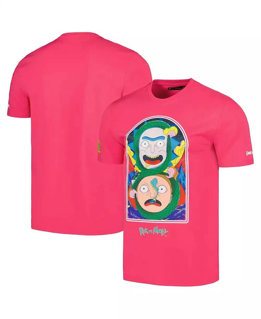 Freeze Max Men's Pink Rick And Morty Graphic T-shirt 1