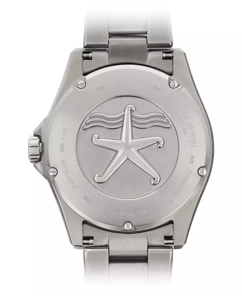 MIDO Men's Swiss Automatic Ocean Star Captain V Titanium Bracelet Watch 42.5mm 3
