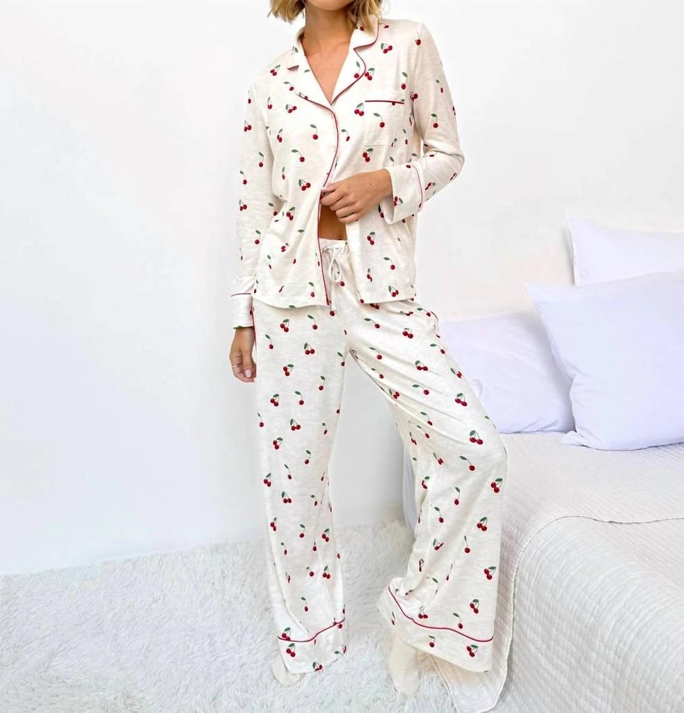 Splendid Splendid - Flora Pillow Soft Pj Pant Set