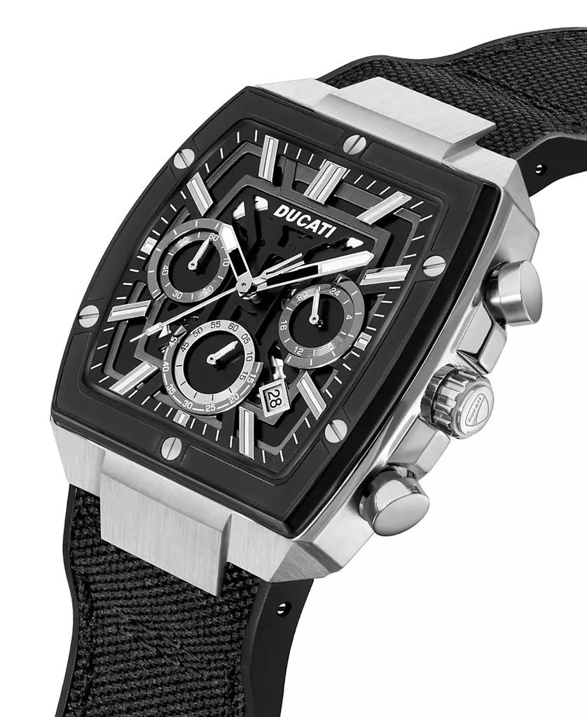 Ducati Corse Men's Dress Sport Black Nylon Watch 3