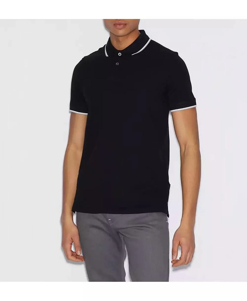Armani Exchange Men's Contrast Tipped Polo Shirt 1