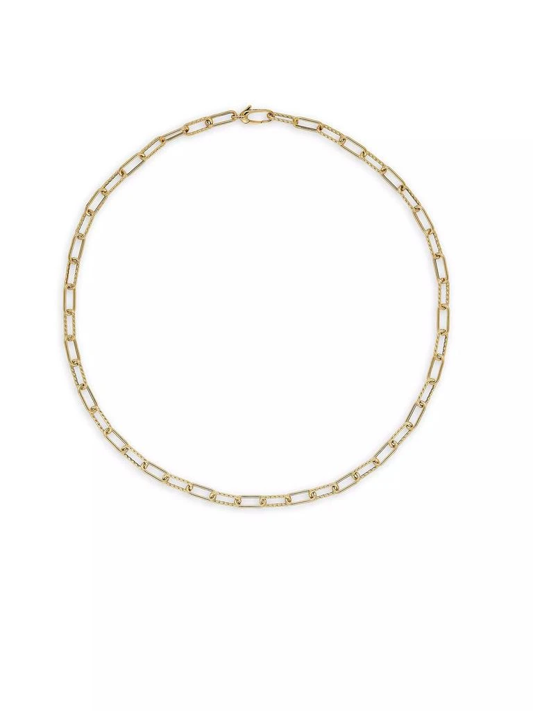David Yurman DY Madison Chain Necklace in 18K Yellow Gold, 4mm 5