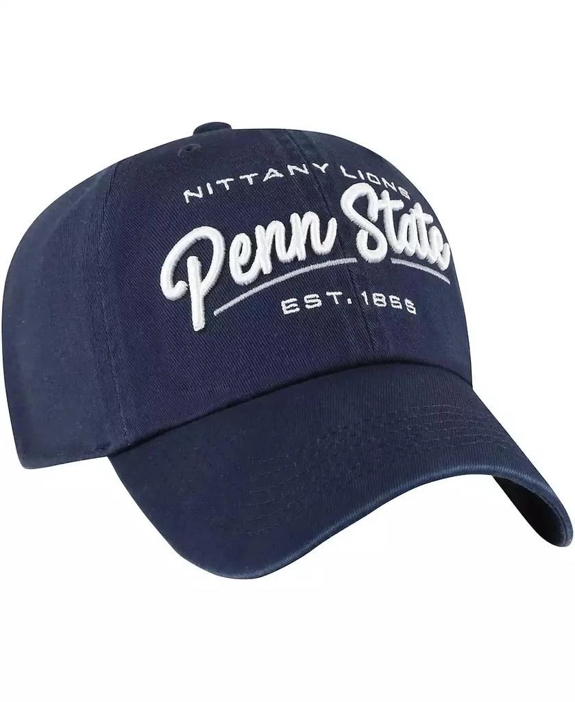 47 Brand Women's Navy Penn State Nittany Lions Sidney Clean Up Adjustable Hat 2