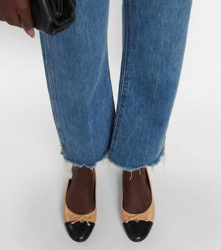 Tory Burch Bow-detail leather ballet flats 7