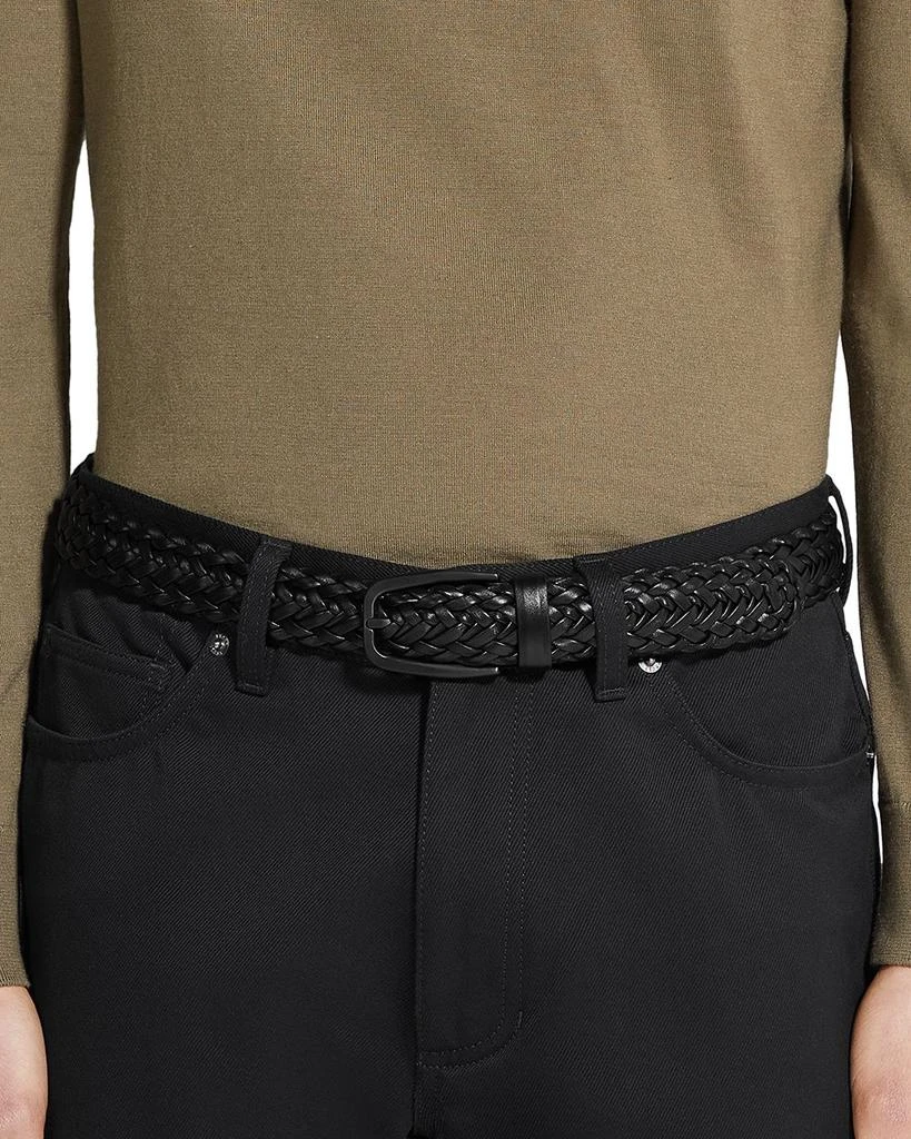 Zegna Braided Leather Belt 2