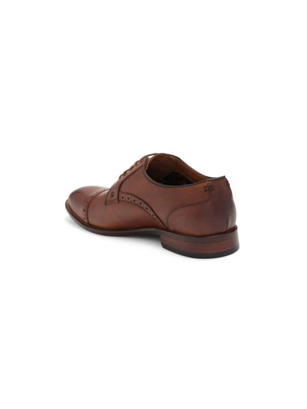 Paisley and Gray Leather Derby Brogues 3
