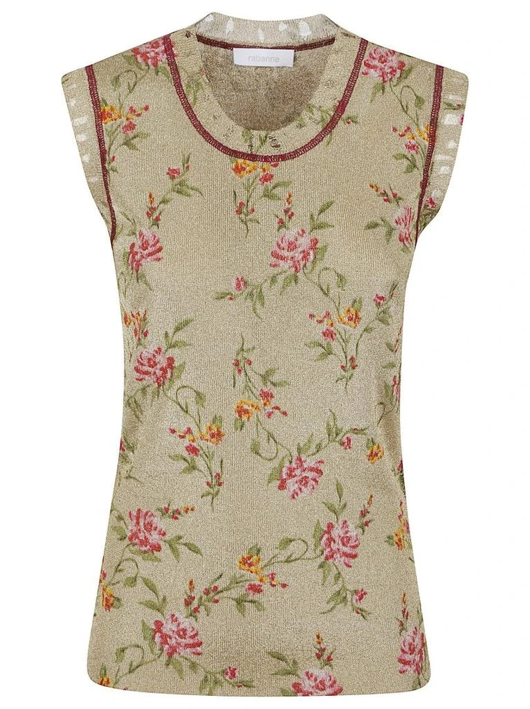 Paco Rabanne Floral-Print Tank Top 1