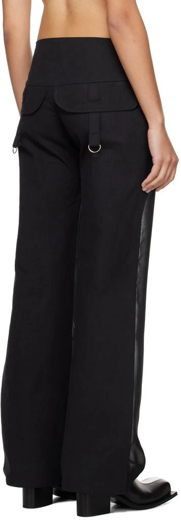 PAULA CANOVAS DEL VAS Black Arc Trousers 3