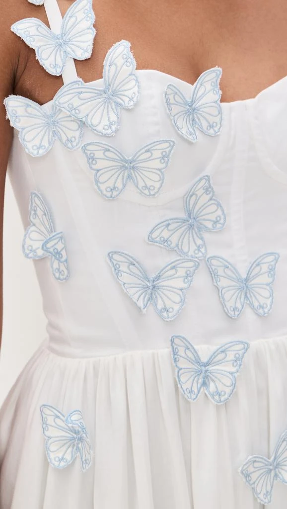 PatBO Flutter Poplin Butterfly Midi Dress 5