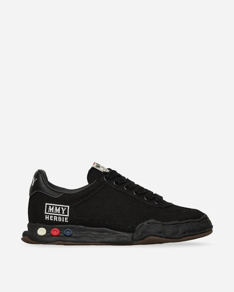 Maison MIHARA YASUHIRO Herbie OG Sole Canvas Low Sneakers Black 1