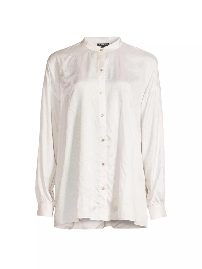 Eileen Fisher Boxy Silk Shirt 1