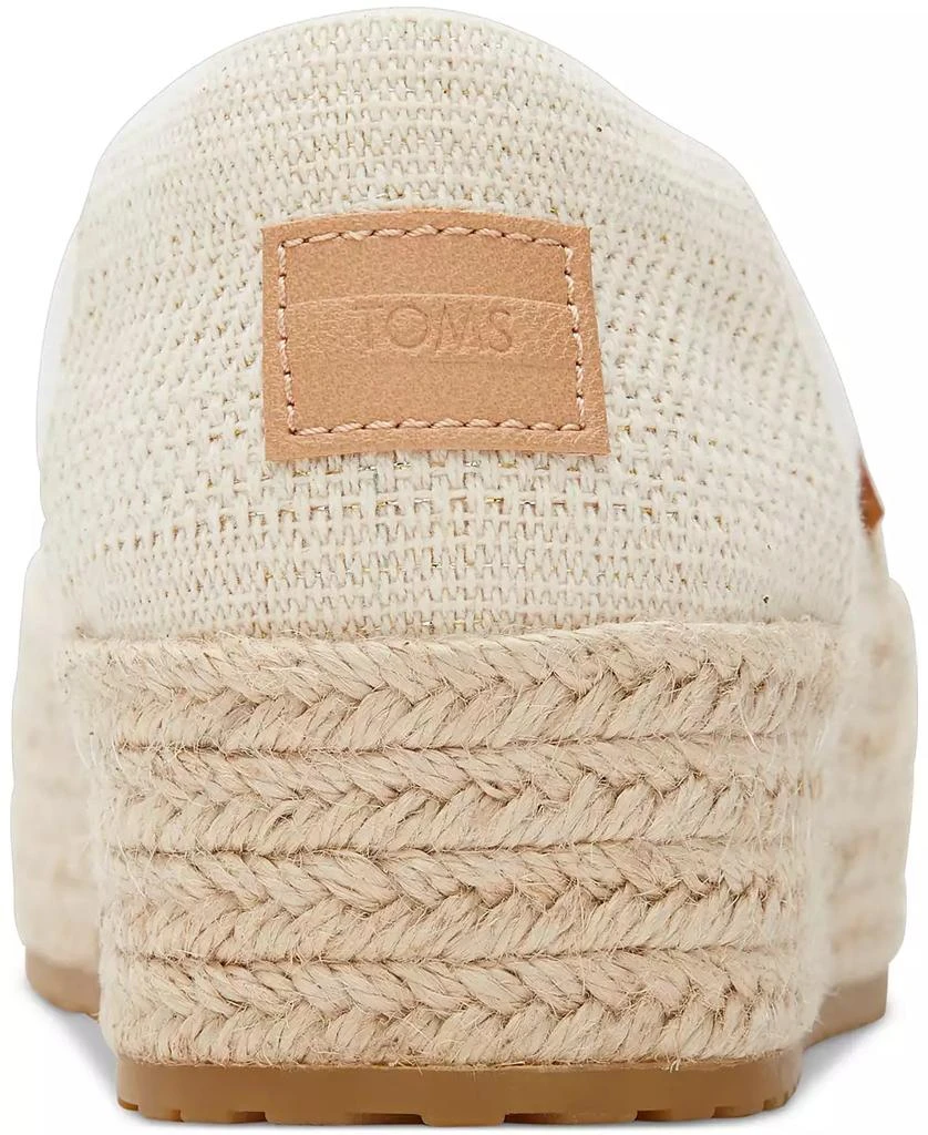 TOMS Women's Valencia Canvas Platform Espadrilles 3