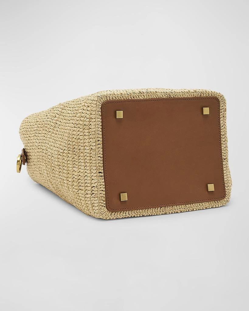 Yves Saint Laurent Le 37 Raffia Bucket Bag 2