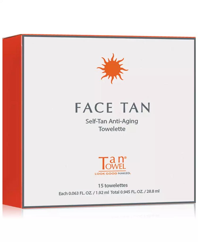 TanTowel Face Tan Self-Tan Anti-Aging Towelette, 15-Pk.