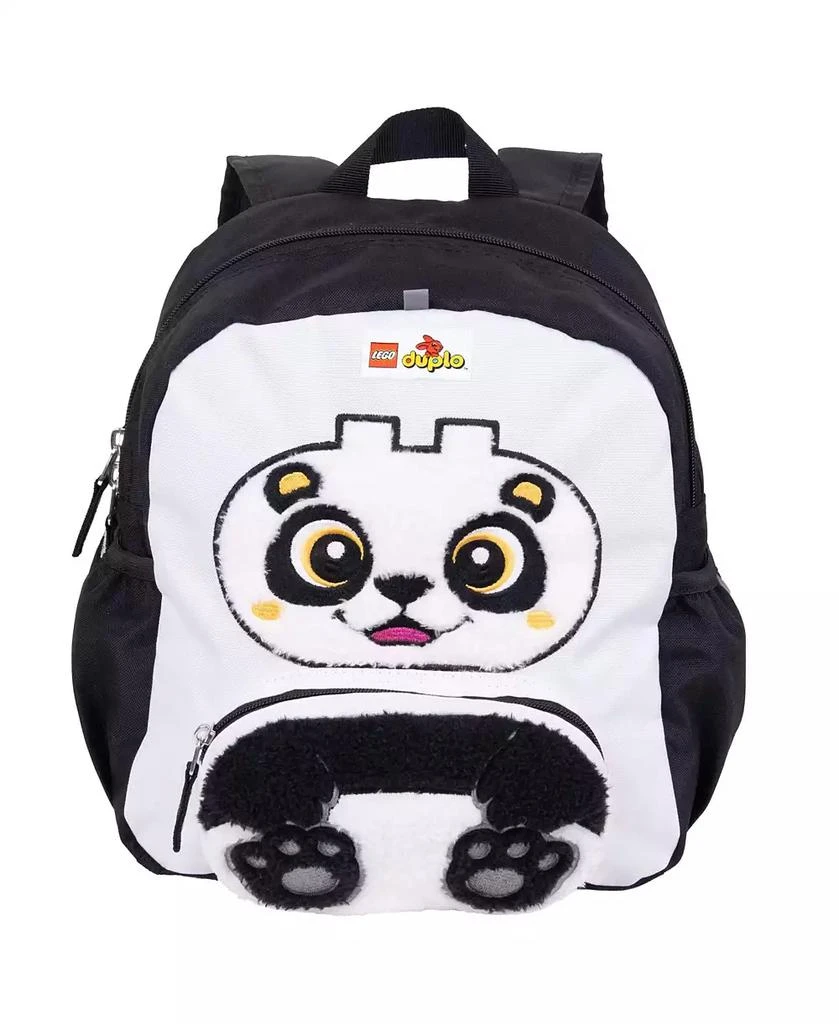 LegoBags LEGO DUPLO BLOCK BACKPACK, Toddler-Sized School and Travel Bag for Boys and Girls, Panda, Panda - Black/White 4