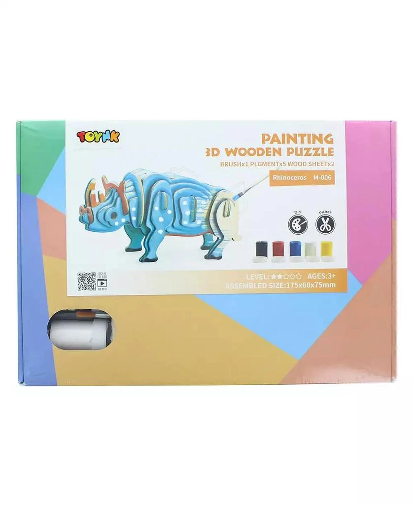 Shantou South Toys Factory 3D Wooden Painting Puzzle | Rhino
