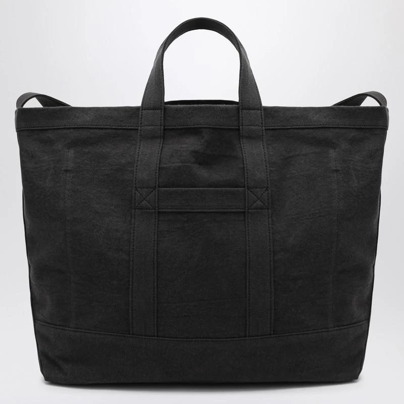 Tekla Beach bag in black cotton 4