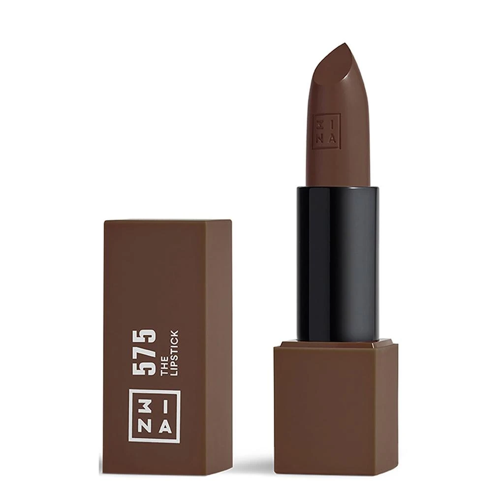 3Ina The Lipstick - 575 Classic Dark Brown by  for Women - 0.16 oz Lipstick 1