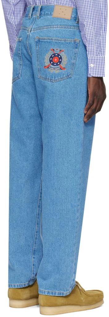 Pop Trading Company Blue Crest Jeans 3