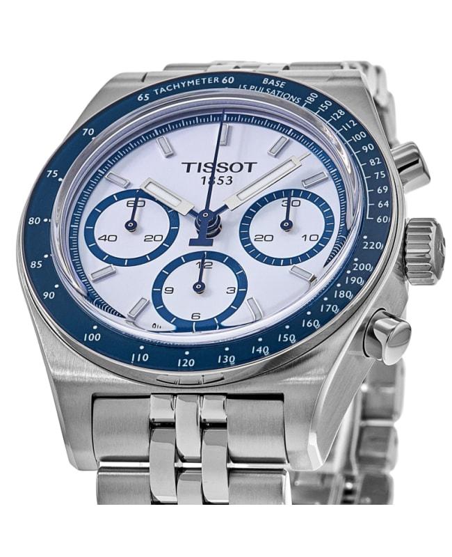 Tissot Tissot PR516 Chronograph Automatic White Dial Stainless Steel Men's Watch T149.462.11.011.00