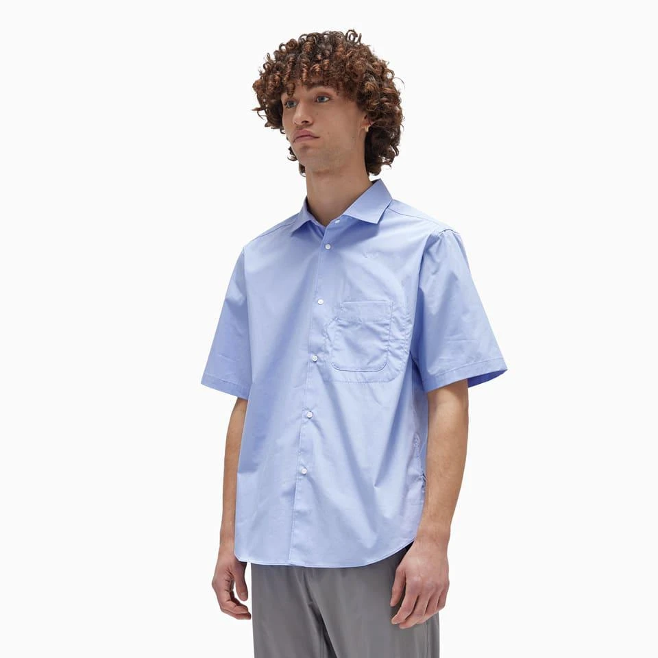 Goldwin Comfortable S/s Shirt Saxe Sa - Outdoor - BeyondStyle