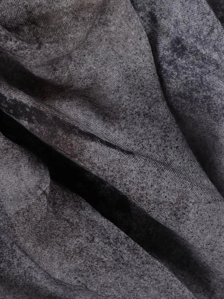 AVANT TOI Avant Toi Frayed Edge Printed Scarf 3