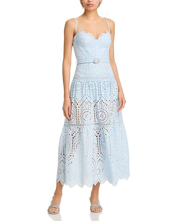 Generation Love Zuria Cotton Eyelet Maxi Dress
