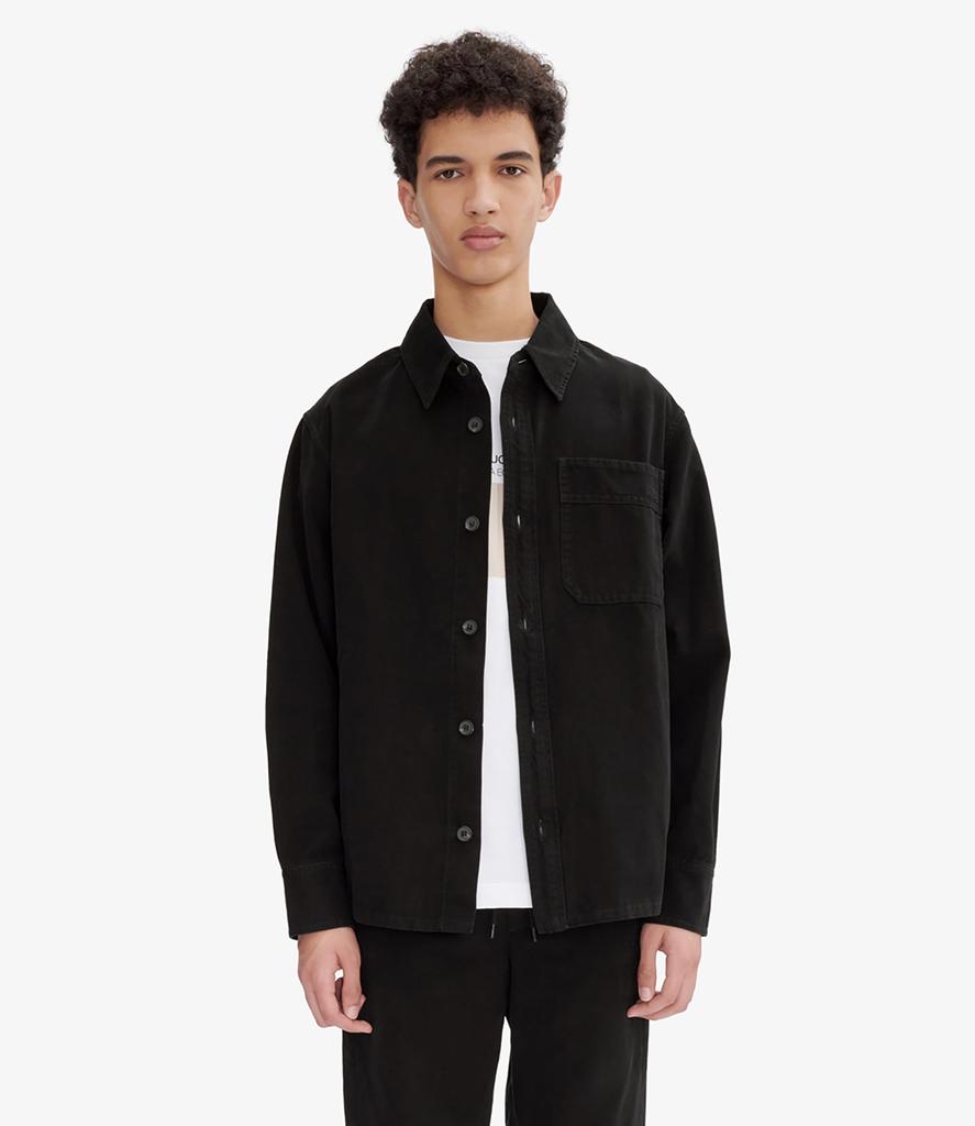 A.P.C. Basile Brodée Poitrine overshirt