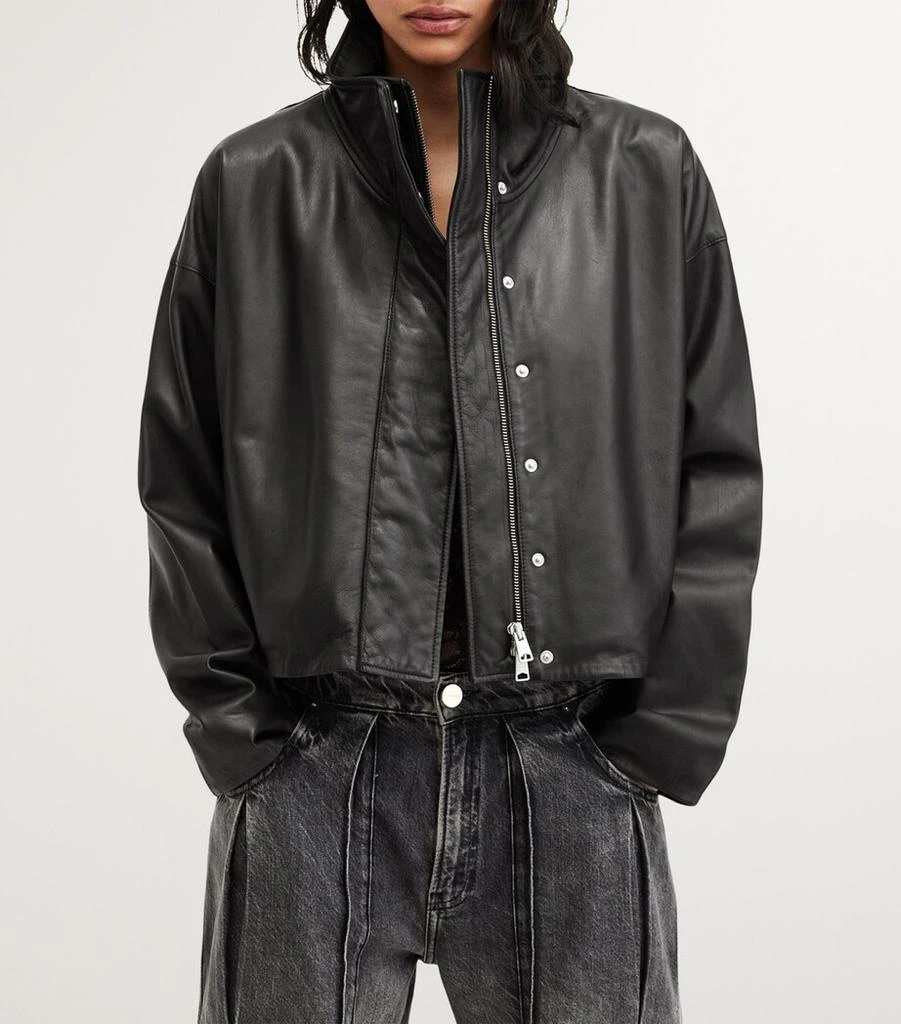 ALL SAINTS Ryder Leather Jacket 4