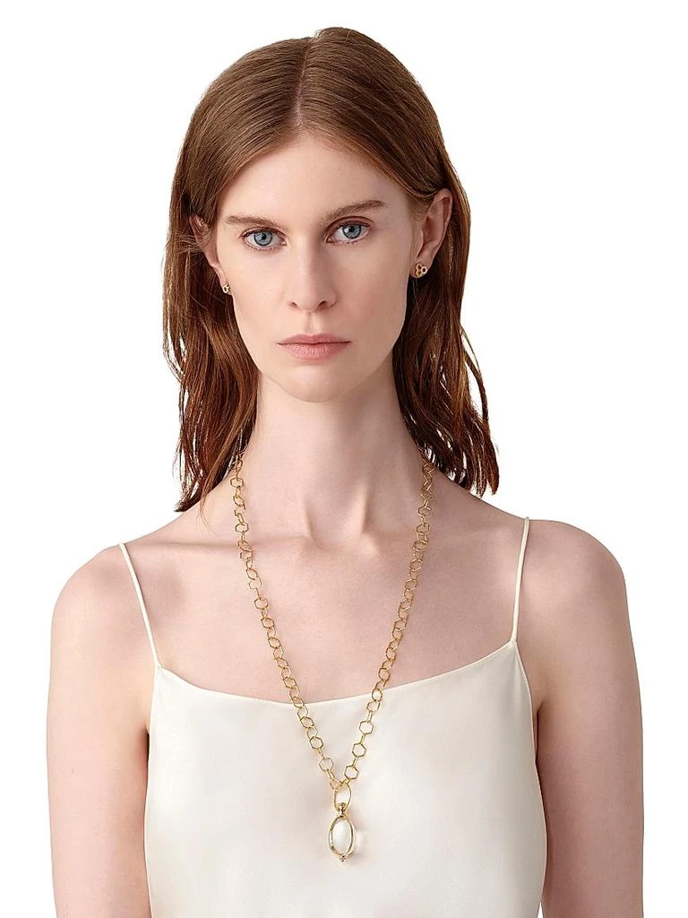 Temple St. Clair Florence86 Rock Crystal 
18K Yellow Gold Amulet 4