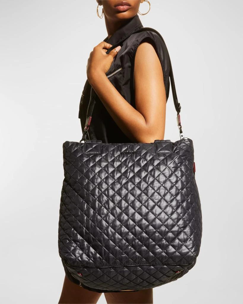 MZ Wallace Metro Deluxe Large Quilted Nylon Tote Bag 2