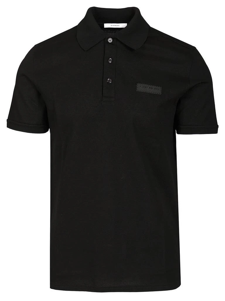 Givenchy Givenchy Paris Logo Patch Short-Sleeved Polo Shirt from Cettire