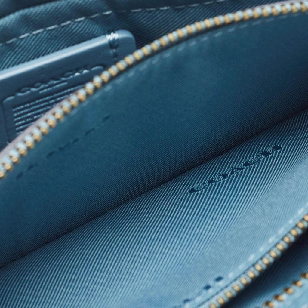 Coach Coach Blue Leather Noa Pop Up Crossbody Bag 7