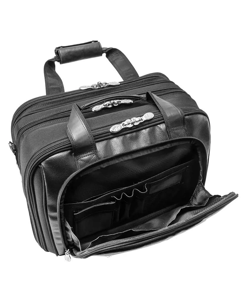 McKlein Chicago, 15" Patented Detachable -Wheeled Laptop Briefcase 7