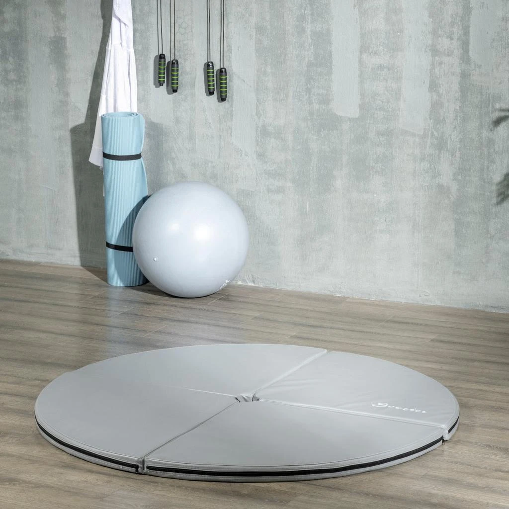 Streamdale Furniture Streamdale Folding Pole Dance Mat, 5'W x 2"T, Lightweight 2